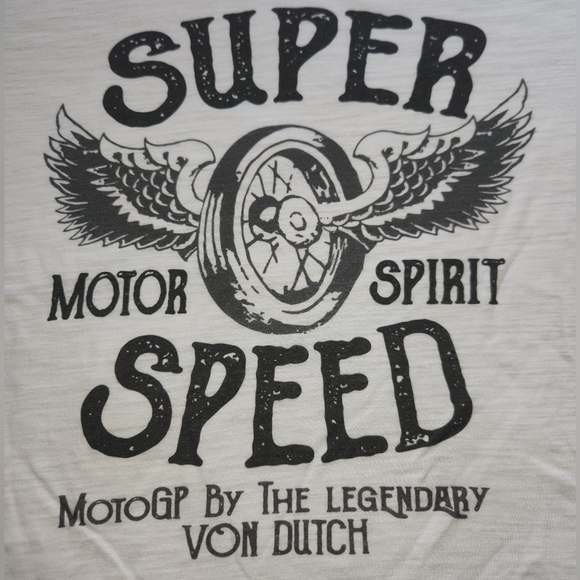 MOTO GP by von dutch short sleeve racing t shirt size extra large 100% cotton - Picture 3 of 4